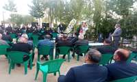 مراسم یادبود مدافع حریم تولید برگزار شد + تصویر