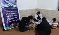 برگزاری اردوی جهادی بهداشتی ودرمانی بسیجیان منطقه عملیاتی پارسیان در روستاهای محروم لامرد