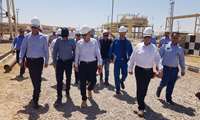 مدیر عامل شرکت نفت مناطق مرکزی ایران از میدان نفتی دانان بازدید کرد+تصویر