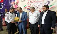 مراسم تجلیل از آتشنشان  و نفرات برتر ایمنی منطقه عملیاتی سراجه قم برگزار شد 