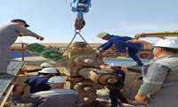  تاج چاه شماره ۳۵  خانگیران با هدف آماده سازی منطقه برای فصل سرد سال تعویض شد 