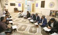 برپایی مراسم جزء خوانی قرآن کریم در ستاد شرکت نفت مناطق مرکزی ایران