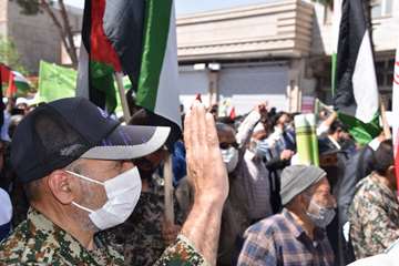 حضور پرشور کارکنان نفت و گاز شرق در راهپیمایی روز قدس