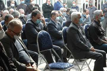 برگزاری مراسم گرامیداشت دومین سالگرد شهادت حاج قاسم سلیمانی در مقبره شهدای وزارت نفت