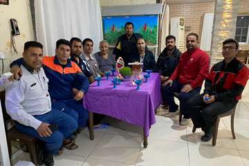 لحظات تحویل سال نو و برگزاری جشن نوروز سال 1401 خورشیدی در مناطق عملیاتی شرکت نفت مناطق مرکزی ایران/غرب