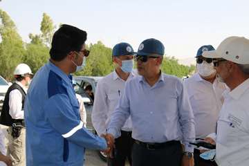 بازدید مدیرعامل شرکت نفت مناطق مرکزی ایران از منطقه عملیاتی پارسیان