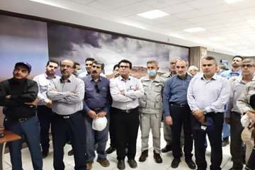 بازدید مدیرعامل شرکت نفت مناطق مرکزی ایران از میدان نفتی آذر ، کمپ آذر و پروژه نمکزدایی دهلران