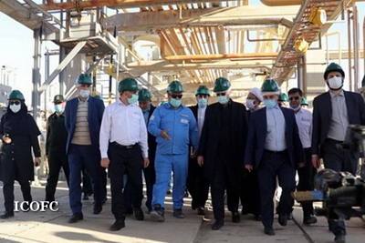 بازدید نایب رئیس اول مجلس شورای اسلامی از تاسیسات گازی شرکت نفت و گاز زاگرس جنوبی + تصویر