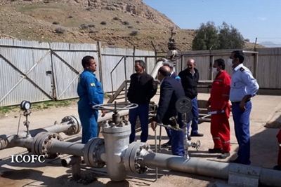 مانور آموزشی کنترل شرایط اضطراری چاه در نفت و گاز غرب برگزار شد 