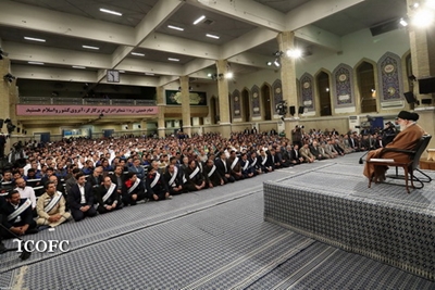 حضور مدیرعامل شرکت نفت مناطق مرکزی ایران  در دیدار هزاران نفر از کارگران صنایع مختلف با رهبر معظم ان