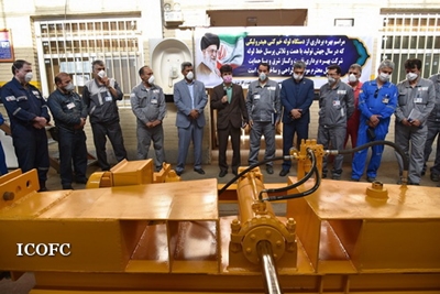 ساخت دستگاه لوله خم کن در منطقه عملیاتی خانگیران شرکت بهره برداری نفت و گاز شرق 