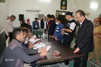 مشارکت کارکنان مناطق عملیاتی شرکت نفت مناطق مرکزی ایران در یازدهمین دوره انتخابات مجلس شورای اسلامی