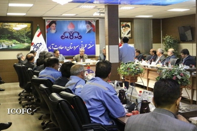 نشست مشترک مدیر تولید شرکت ملی نفت ایران در منطقه عملیاتی سروستان و سعادت آباد با مدیران نفت مرکزی