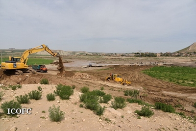 امدادرسانی شرکت بهره برداری نفت و گاز شرق به روستاهای سیل زده شهرستان سرخس
