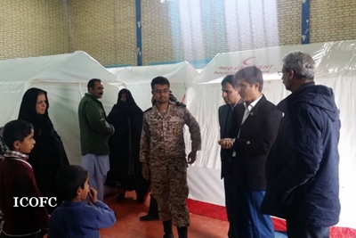 کمک رسانی  شرکت بهره برداری نفت و گاز شرق به روستاهای سیل زده شهرستان سرخس 