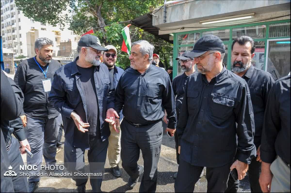 بازدید مدیرعامل شرکت ملی نفت ایران از موکب‌های خدمت‌رسان این شرکت